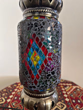 Handmade Turkish Moroccan Mosaic Table Lamp, Stained Glass Night Light (invl6)