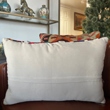 1950 TURKISH ANATOLIAN KILIM RUG PILLOW 16x24 (PIL.1229)