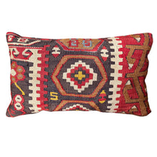 1950 TURKISH KILIM PILLOW 12x18 (PIL.1107)