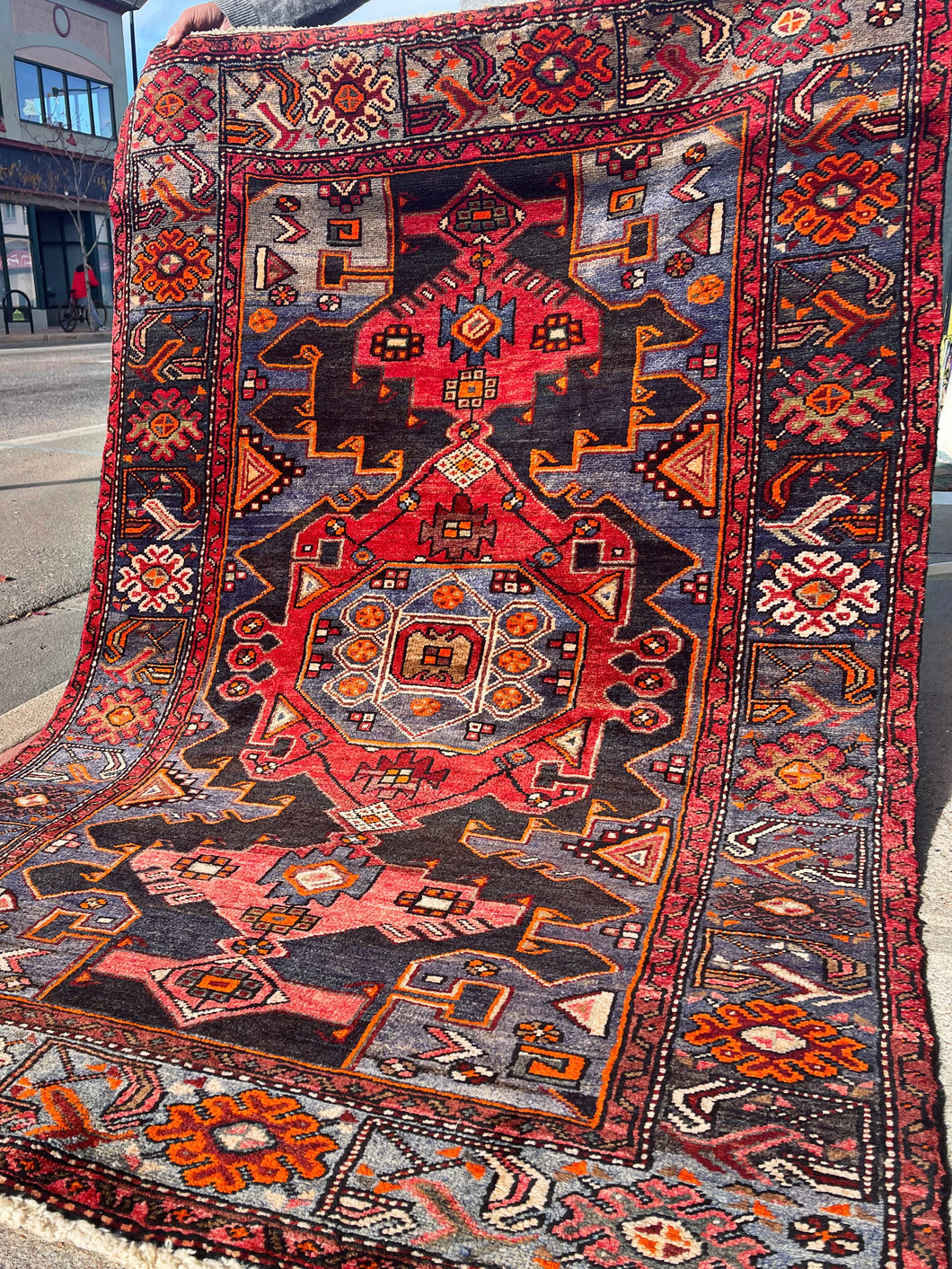 1940 PERSIAN TARUM RUG 4’ 2” x 6’ 5” (MED.314)