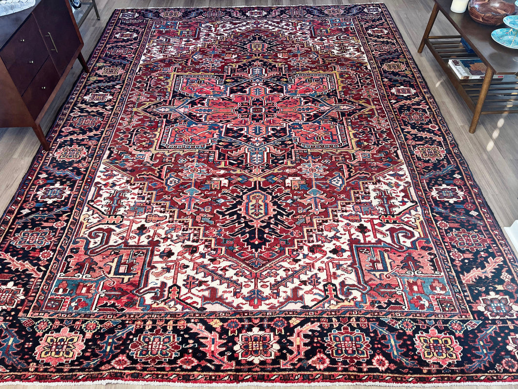 1950 PERSIAN HERIZ RUG 9x12 (LAR.259)