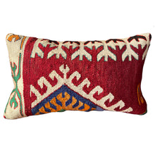 1950 TURKISH KILIM PILLOW 12x18 (PIL.1136)