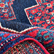 1950 PERSIAN SENAH RUG 3’ 8” x 4’ 10” (MED.FEA.218)