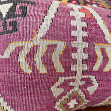 1950 TURKISH KILIM PILLOW 12x18 (PIL.1105)