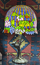 Large Exquisite Handmade Stained Glass Tiffany Style Table Lamp