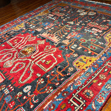 1940 PERSIAN NAHAVAND RUG 4’ 7” x 7’ 9” (MED.59)