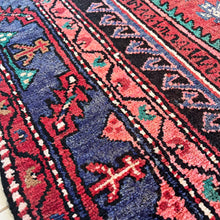 1950 PERSIAN ZANJAN RUG 4’ 7” x 7’ 8” (MED.1348)