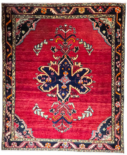 1940 PERSIAN LILIAN RUG 5’ 3” x 6’ 3” (MED.FEA.51)