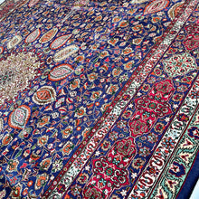 1970 PERSIAN TABRIZ RUG 9’ 9” x 12’ 11” (LAR.FEA.464)