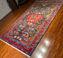 1940 PERSIAN NAHAVAND RUG 4’ 7” x 7’ 9” (MED.59)