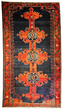 1950 PERSIAN SHAHSAVAN RUG 5’ 1” x 8’ 11” (MED.90)