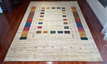 1980 PERSIAN GABBEH RUG 6’ 9” x 9’ 4” (LARG.1901)