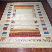 1980 PERSIAN GABBEH RUG 6’ 8” x 9’ 4” (LARG.1922)