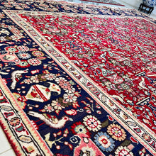 1970 PERSIAN TABRIZ RUG 9’ 4” x 12’ 7” (LAR.FEA.655)