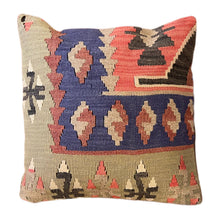 Handmade Turkish Kilim Pillow Cover 16x16 in. (Pil.8050)