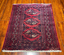 1950 PERSIAN TURKOMAN RUG 1’ 11” x 2’ 5” (SMA.110)