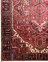 1950 PERSIAN HERIZ RUG 8’ 3” x 11’ 6” (LARG.52)