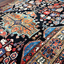 1950 PERSIAN NAHAVAND RUG 5’ x 8’ (MED.FEA.180)