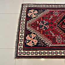 1950 SHIRAZ RUG 3’ x 4’ 9” (MED.279)