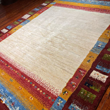 1980 PERSIAN GABBEH RUG 5’ 2” x 6’ 6” (MED.1894)