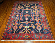 1950 PERSIAN BORUJERD RUG 4’ 5” x 6’ 10” (MED.FEA.60)