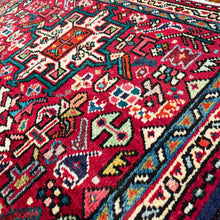 1950 PERSIAN KARAJA RUG 2’ 1” x 2’ 10” (SMA.FEA.5204)