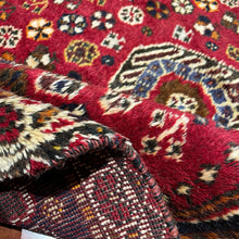 1950 PERSIAN SHIRAZ RUG 3’ 2” x 5’ (MED.277)