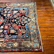 1950 PERSIAN NAHAVAND RUG 5’ x 8’ (MED.FEA.180)