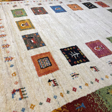 1980 PERSIAN GABBEH RUG 4’ 11” x 6’ 7” (MED.1902)