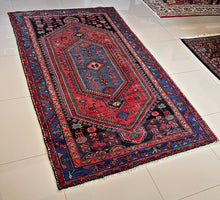 1950 PERSIAN ZANJAN RUG 4’ 7” x 7’ 8” (MED.1348)