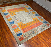 1980 PERSIAN GABBEH RUG 4’ 11” x 6’ 2” (MED.1907)