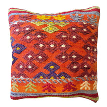 Handmade Turkish Kilim Pillow Cover 16x16 in. (Pil.8021)