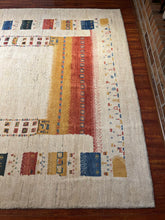 1980 PERSIAN GABBEH RUG 6’ 8” x 9’ 4” (LARG.1922)