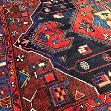 1950 PERSIAN ZANJAN RUG 4’ 3” x 6’ 3” (MED.FEA.78)