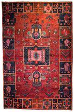 1940 PERSIAN LORI RUG 5’ 4” x 8’ 3” (MED.FEA.50)