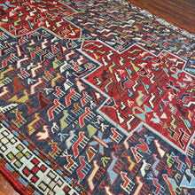 1930 CAUCASIAN SHAHSAVAN RUG 3’ 8” x 4’ 5” (MED.8125)