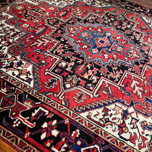 1950 PERSIAN HERIZ RUG 7’ 1” x 9’ (LARG.62)