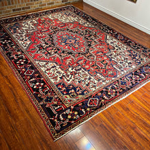 1950 PERSIAN HERIZ RUG 7’ 1” x 9’ (LARG.62)