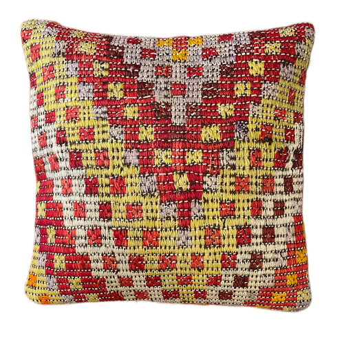 Handmade Turkish Kilim Pillow Cover 16x16 in. (Pil.8051)