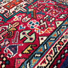 1950 PERSIAN KARAJA RUG 2’ 1” x 2’ 10” (SMA.FEA.5204)