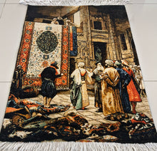 1980 TABRIZ TABLEU RUG 2’ 1” x 2’ 10” (TABL.3331)