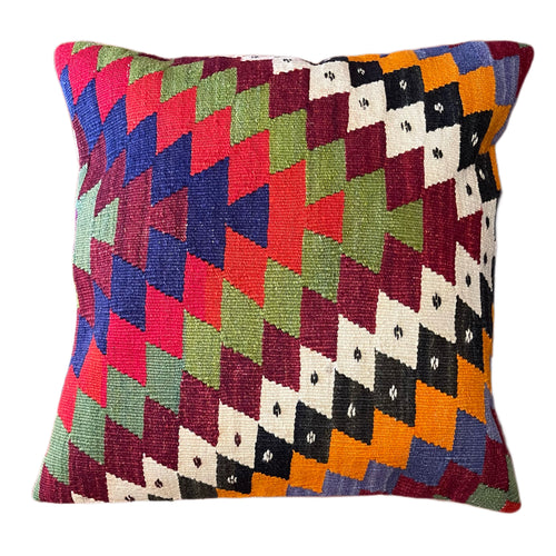 Handmade Turkish Kilim Pillow Cover 20x20 in. (Pil.8016)