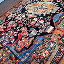 1950 PERSIAN NAHAVAND RUG 5’ x 8’ (MED.FEA.180)