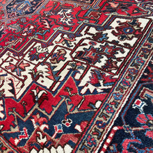 1950 PERSIAN HERIZ RUG 8’ 11” x 10’ 3” (LARG.631)