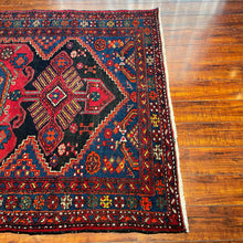 1950 PERSIAN TARUM RUG 4’ 2” x 6’ 7” (MED.FEA.265)