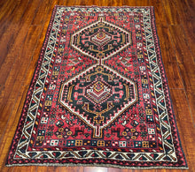 1950 PERSIAN SHIRAZ RUG 3’ 2” x 5’ 2” (MED.290)