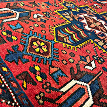 1950 PERSIAN HERIZ RUG 2’ x 3’ (SMAL.FEA.5203)