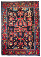 1950 PERSIAN BORUJERD RUG 4’ 7” x 6’ 5” (MED.FEA.49)