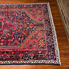 1950 PERSIAN TUYSERKAN RUG 4’ 8” x 7’ 1” (MED.FEA.34)