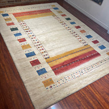 1980 PERSIAN GABBEH RUG 6’ 8” x 9’ 4” (LARG.1922)